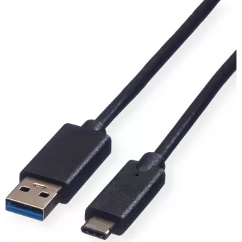 Secomp 11.44.9010 USB kabelis 0,5 m USB 3.2 Gen 1 (3.1 Gen 1) USB A USB C melns (11.44.9010)
