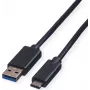 Secomp 11.44.9010 USB kabelis 0,5 m USB 3.2 Gen 1 (3.1 Gen 1) USB A USB C melns (11.44.9010)