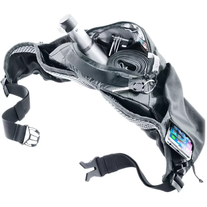 Gurnu soma DEUTER Pulse 3 ar nierēm saderīgu regulējamu jostu, 3 L, Graphite, 330 g