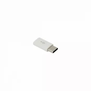 Sbox AD.USB-C W Micro USB 2.0 F. -> TYPE C M. Balts