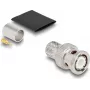 Koaksiālais savienotājs DELOCK 91770 — vīrišķais/sievišķais RF adapteris koaksiālajiem kabeļiem