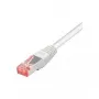Tecline - komutācijas kabelis - RJ-45 (V) uz RJ-45 (V) - 1,5 m - SFTP, PiMF - CAT 6 - bez halogēna, aizsargs pret aizķeršanos - balts (715015W)