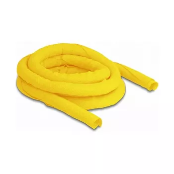 DeLOCK Woven Sleeve pašaizveroša karstumizturīga 2 m x 16 mm dzeltena