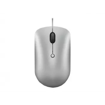 Vadu optiskā pele piemērota abām rokām Lenovo 540 USB Type-C, 3 DPI režīmi, pelēka, 4 pogas, 1,8 m kabelis