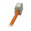 Synergy 21 Keystone Module TP Socket RJ45 CAT6A 500MHz Short with kabelis Clamp - kabelis - Digitāls/Dati