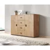 Cama living room sideboard UNI lefkas oak/Melns
