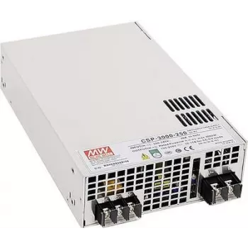 Strāvas invertors MEAN WELL CSP-3000-120, 3000 W, ieeja 180–264 V, izeja 120 V, 177,8×278×63,5 mm