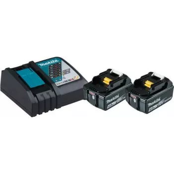 Makita DC18RC - Strāvas avota komplekts - Akumulatora lādētājs + 2 x akumulators - Li-Ion - 4 Ah - 72 Wh - 1 x akumulatora lādēšana (197490-7)
