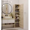 Topeshop S43 SONOMA vannasistabas uzglabāšanas skapis Ozols