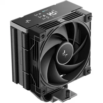 Procesora gaisa dzesētājs DeepCool AK400 G2 Digital NYX — 120 mm ventilators, maks. gaisa spiediens 3,33 mmH2O, 92×132×156 mm, melns