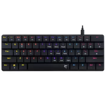 Mehāniskā tastatūra White Shark Nagamaki GK-006131 melna ar US izkārtojumu, Brown slēdži