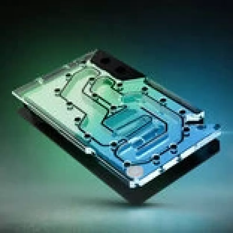 GPU ūdens bloks ek water blocks EK-Quantum Vector³ FE RTX 5090 — akrila virsma