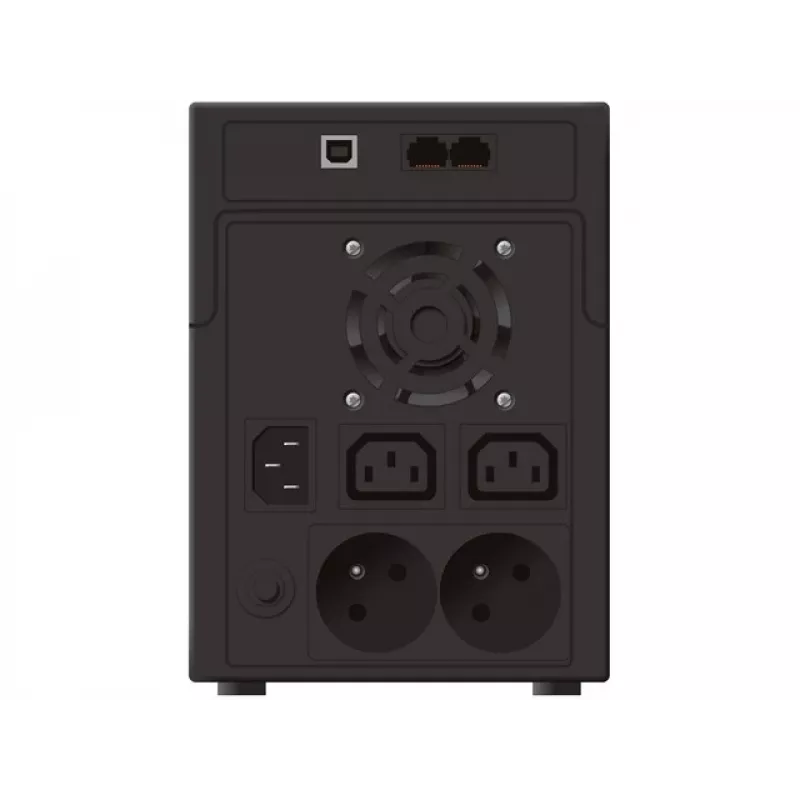 PowerWalker VI 2200 LCD/FR nepārtrauktās barošanas avots (UPS) Double-c