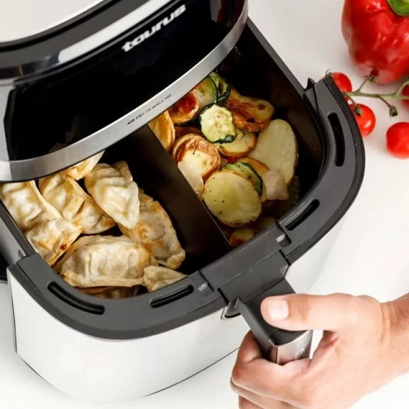 Gaisa fritieris Taurus Air Fry 7S 1600W 6.5L, nerūsējošais tērauds, 8 programmas, 80–200°C, skārienvadība