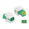Keystone modulis LC Duplex mātīte uz LC Duplex mātīte DeLOCK 86833