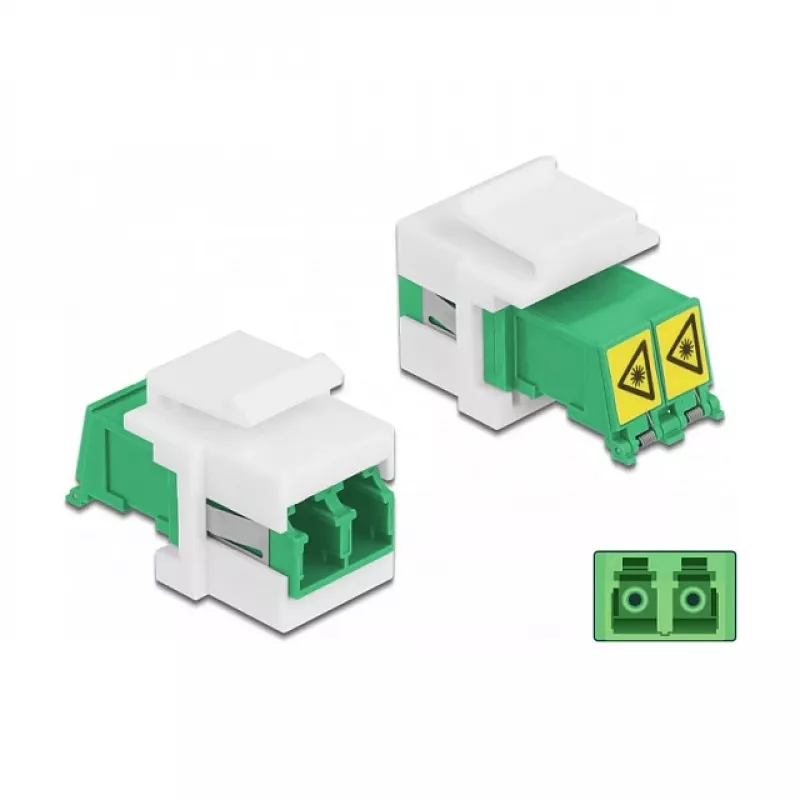 Keystone modulis LC Duplex mātīte uz LC Duplex mātīte DeLOCK 86833