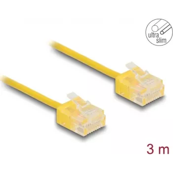 Tīkla kabelis DeLOCK RJ45 Cat.6 UTP 3m Dzeltens