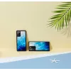 Aizsargmacis iKins Samsung Galaxy Note 20 — zils ezers un melns, plāns vāciņš