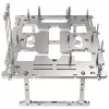 Benchtable korpuss Streacom BC1 V2 – atvērts testēšanas/bench šasija, titāna krāsa