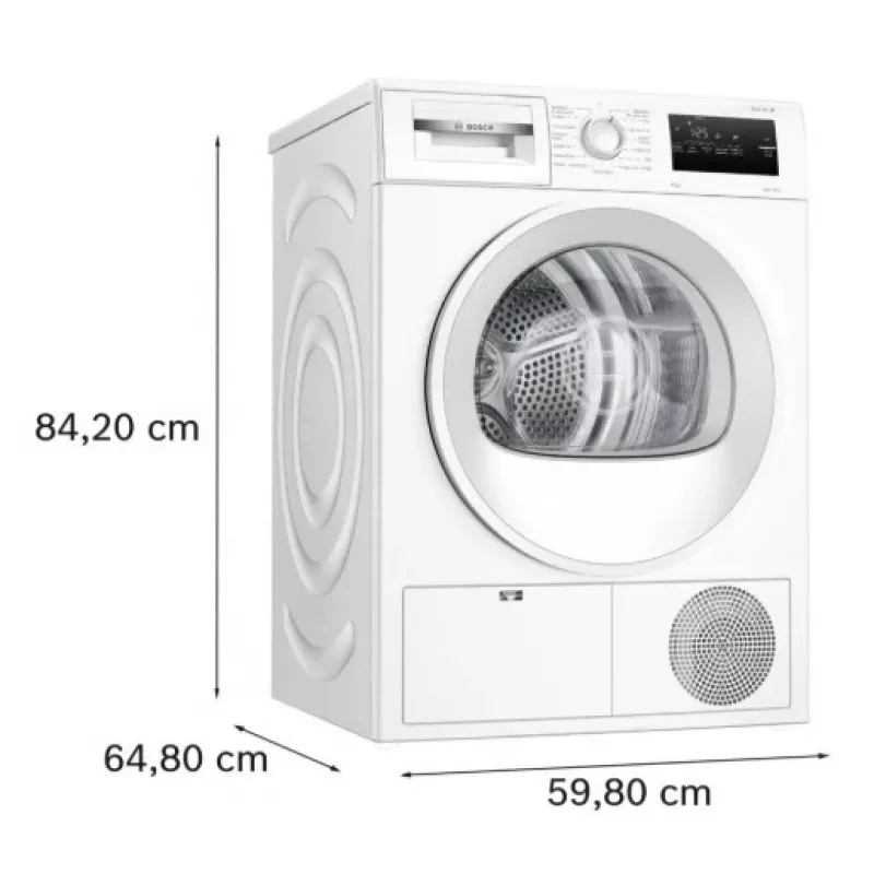 Veļas žāvētājs Bosch WTH86200PL 8 kg ietilpība Siltumsūknis