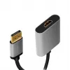 LogiLink CDA0108 video kabeļa adapteris 0,15 m DisplayPort HDMI melns pelēks
