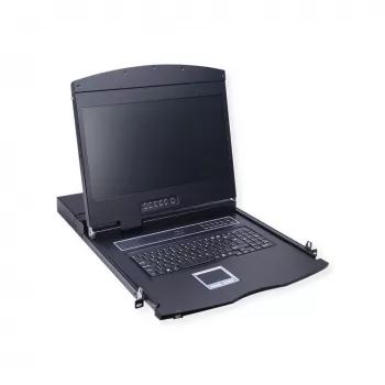 Rack console VALUE 26.99.0161, 1-datora vadība, melna