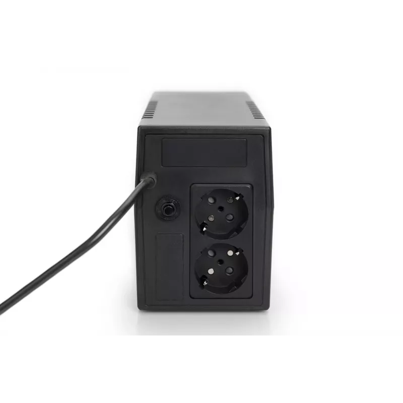 UPS DIGITUS DN-170063-B Line-Interactive 600 VA / 360 W, AVR, LCD, 2x Type F ligzdas, 7 Ah akumulators