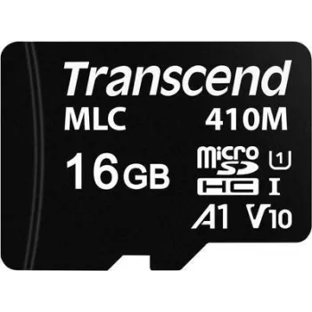 Transcend 410M atmiņas karte 16 GB MicroSDHC MLC 10. klase (TS16GUSD410M)