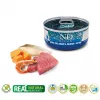 Mitrā kaķu barība Farmina N&D Ocean Kitten tuncis, menca un garneles ar ķirbi 70 g bundžiņā