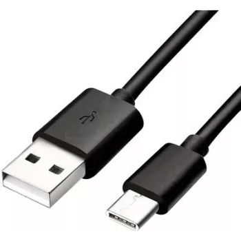 Samsung - datu kabelis / lādēšanas kabelis - USB Type C - Galaxy 10/10e/10+ - 1,2 m - melns (EP-DG970BBE)
