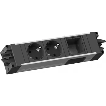 Pagarinātāja ligzda Bachmann 906.09529 — 6 rozetes, 3 m kabelis