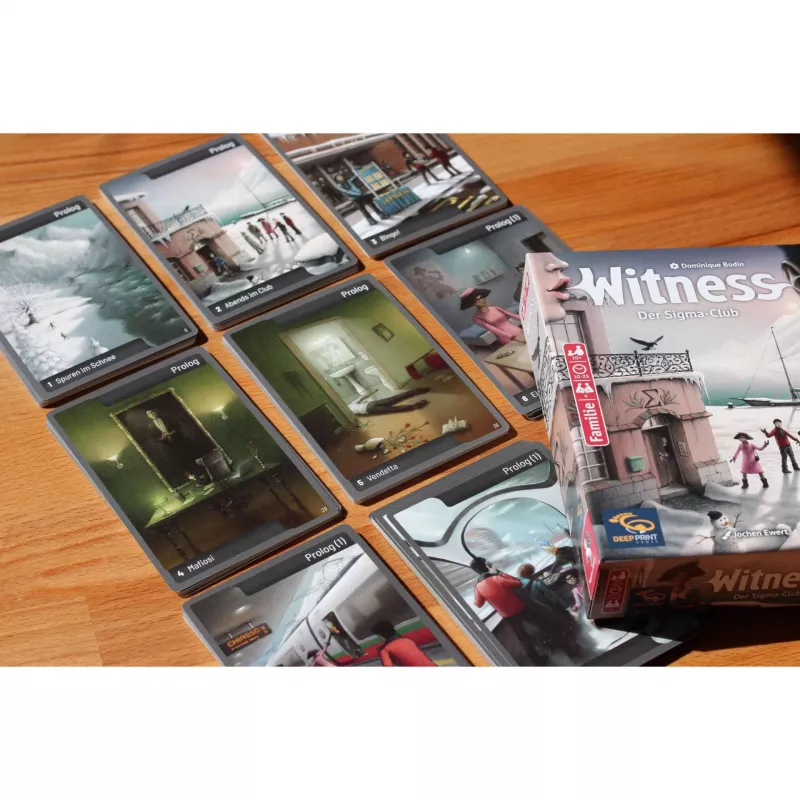 Deep Print Games: Witness - Der Sigma-Club, galda spēle