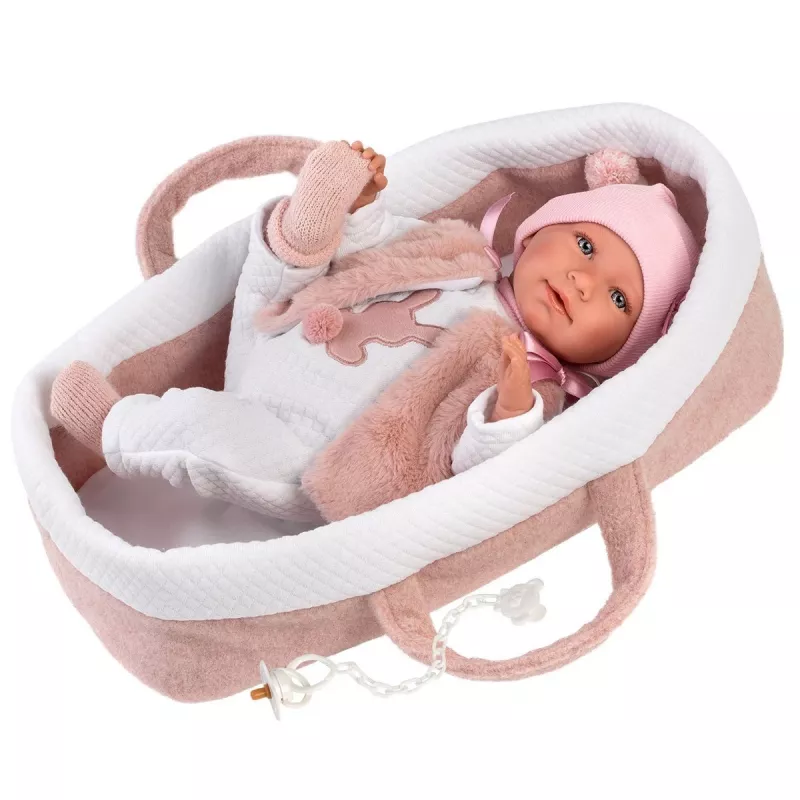 Lelle Llorens Mimi Rosa 42 cm — Llorens 74012, vinila un tekstila, locītavas ekstremitātēs