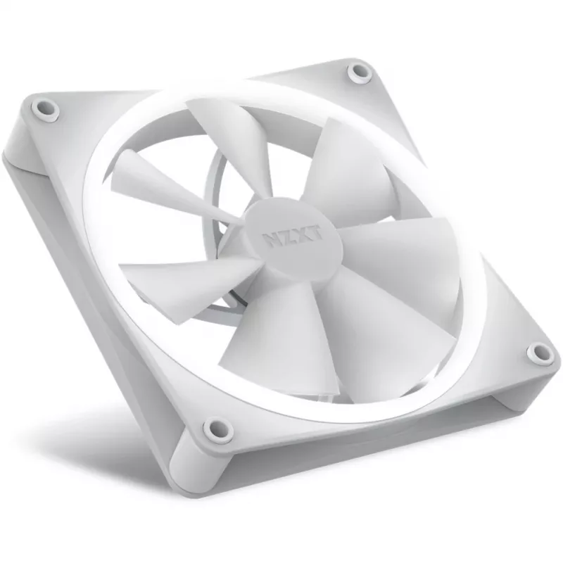 NZXT F140 RGB 140mm baltais viens ventilators