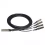 HPE - X242 QSFP 4x10G SFP+ 5m DAC kabelis