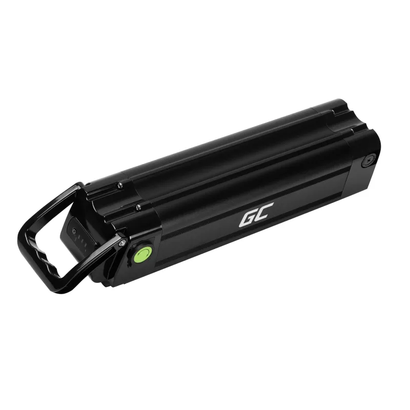 Akumulators zaļa Cell EBIKEGCFSF36V10A 36V litija jonu iebūvēts melns
