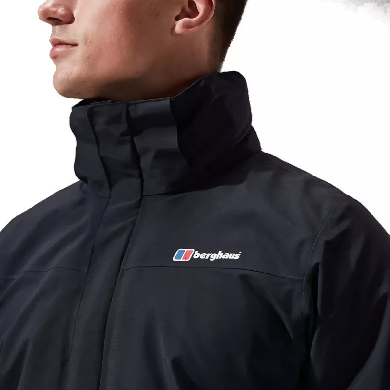 Jakas komplekts Berghaus Deluge Pro 3.0 M + Hillwalker IA Shell M — vīriešu ūdensnecaurlaidīgs virsapģērbs, melns