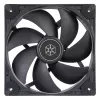 SilverStone VISTA SST-VS140B 140mm PWM korpusa ventilators - melns