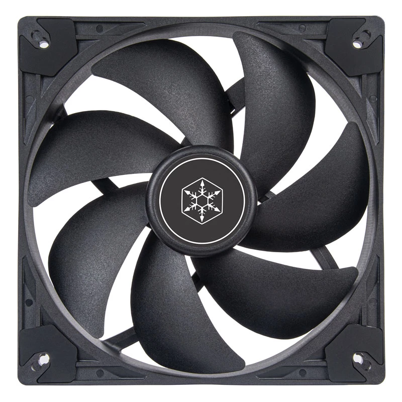 SilverStone VISTA SST-VS140B 140mm PWM korpusa ventilators - melns