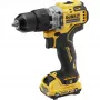 Urbjmašīna DeWALT DCD706D2-QW, 1500 RPM, bezatslēgas, 1.1 kg