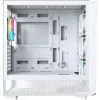 PC Case Montech X5 Midi Tower balta ATX 3x140mm Fans