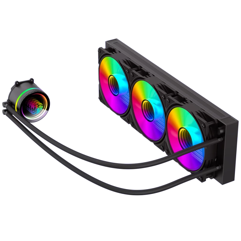 Gamemax | CPU Liquid cooler | ICEBURG 360 INFINITY | Melns