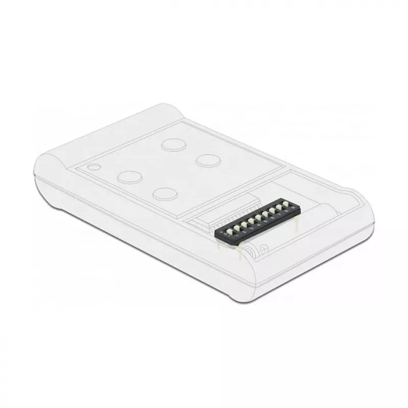 DIP slēdzis DeLOCK 66306 spiedshēmas plates (PCB) piederumi