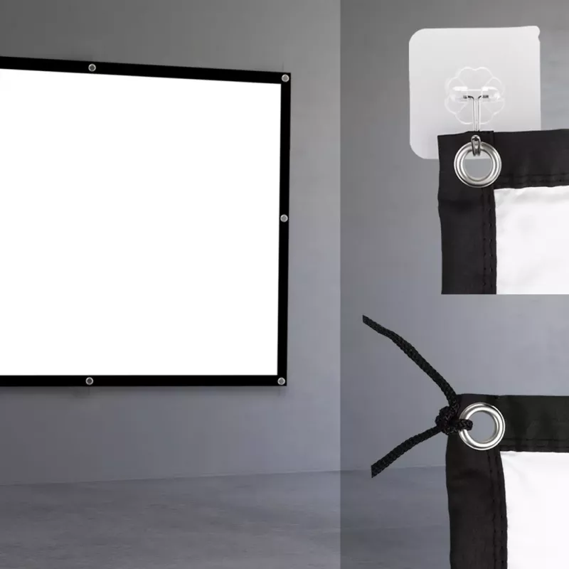 Projekcijas ekrāns MACLEAN MC-169 — brīvi stāvošs/piekarināms poliestera, 240×180 cm (4:3), 120 collu diagonāle