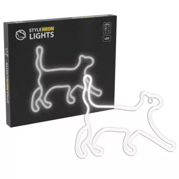 Neona stila dekoratīvā lampa MANTA SNL70WH Style Neon Lights CAT 2 Balticā 70 cm