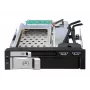 DeLOCK 5,25 mobilais nodalījums 1 x 2,5 + 1 x 3,5 SATA HDD + 2 x USB3.0 porti - mobilais atmiņas nodalījums - 6,4 cm, 8,9 cm (2.5, 8,90 cm (3.5)) (47209)