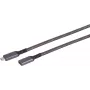 S-Conn 14-74003 USB kabelis 0,5 m USB 3.2 Gen 2 (3.1 Gen 2) USB C Melns - Balts (14-74003)