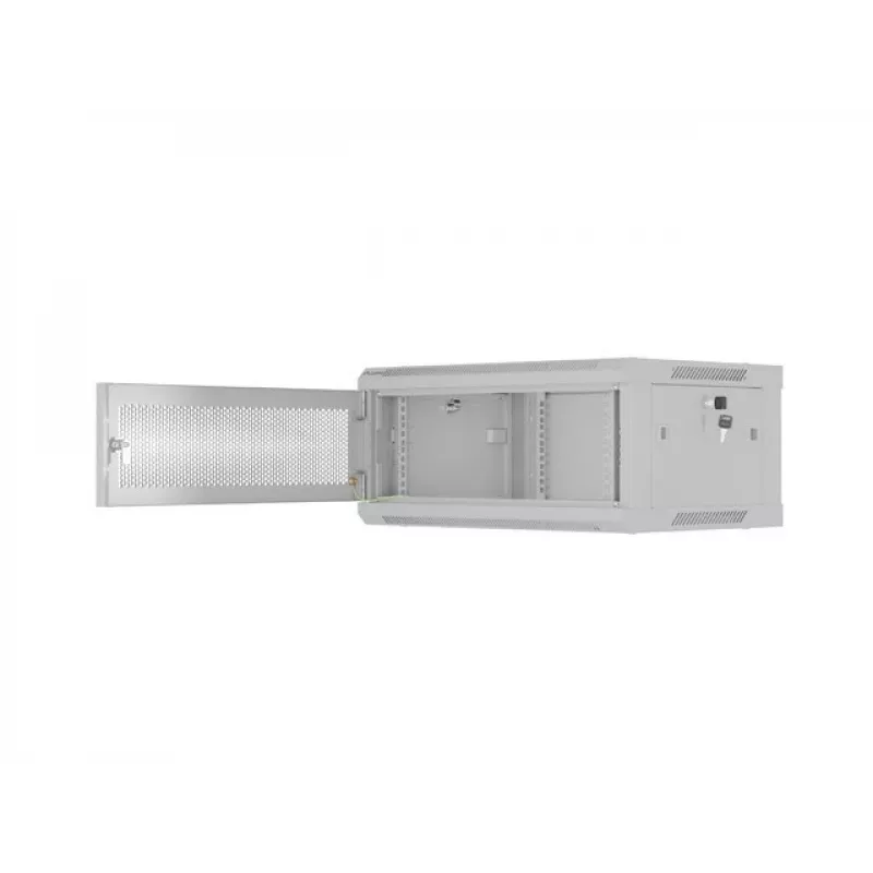 Rack cabinet LANBERG WF01-6404-23S 19 inch 4U gray with perforated doors