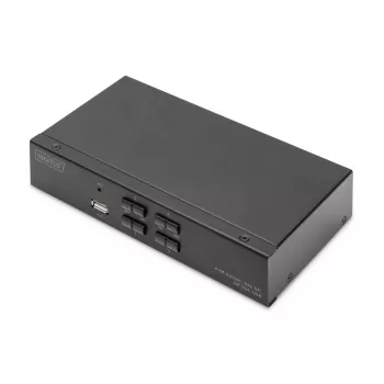 KVM slēdzis Digitus DS-12891 4x1 DP USB 4K Ultra HD