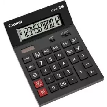 Canon WS-1210T kalkulators Galda Displejs Melns